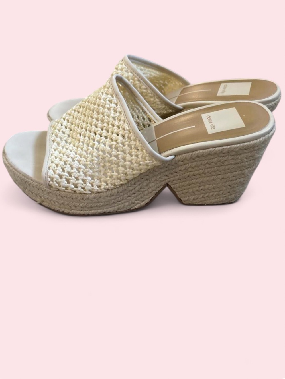 Dolce Vita Woven Espadrille Mule Wedges 🤍